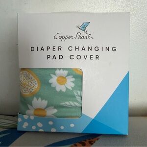 Copper Pearl Premium Knit Diaper Changing Pad Cover Lemon